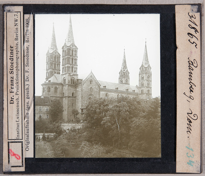 Vorschaubild Bamberg: Dom (Stoedtner-Nr. 31865, Originalaufnahme 1908) 